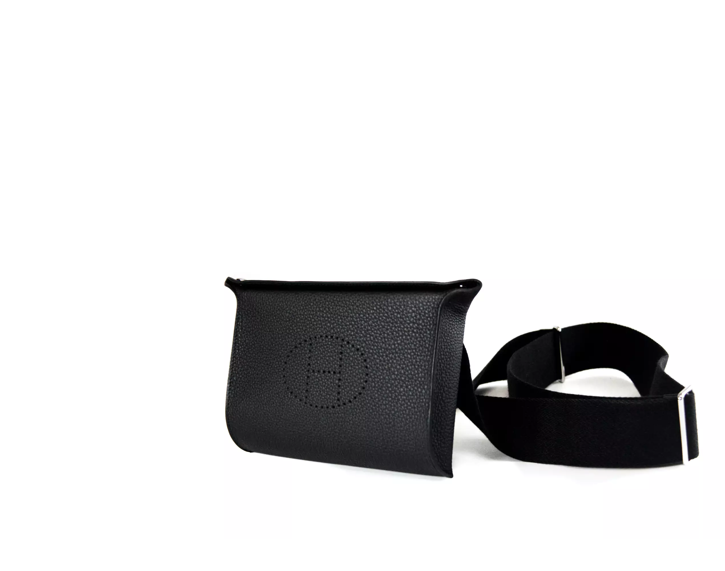 Hermès Videpoches Black Togo Palladium Hardware