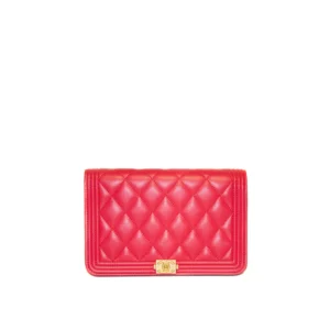 Chanel WOC Coral red