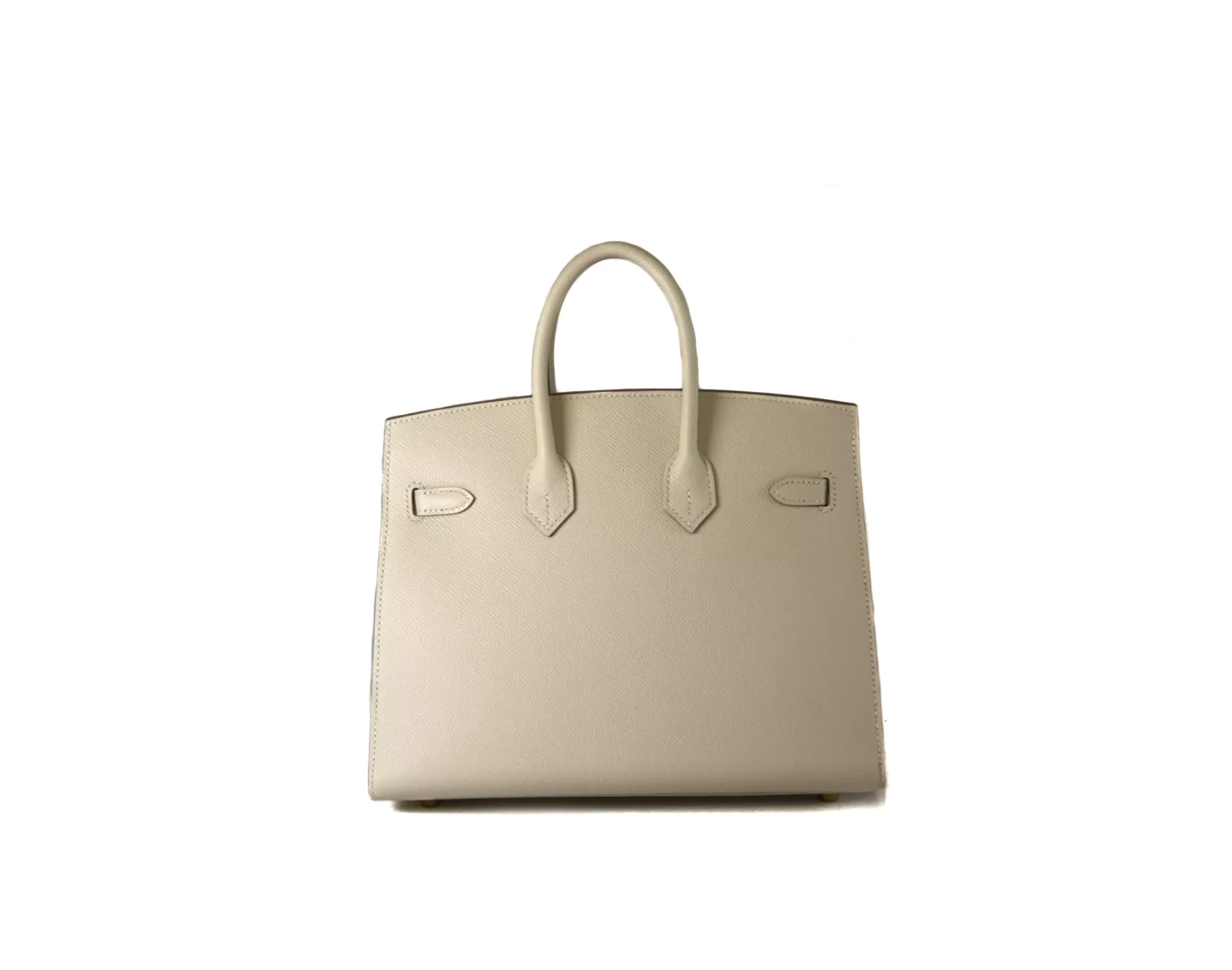 Hermès Birkin 25 Sellier Craie Epsom leather with gold hardware – elegant structured mini handbag back