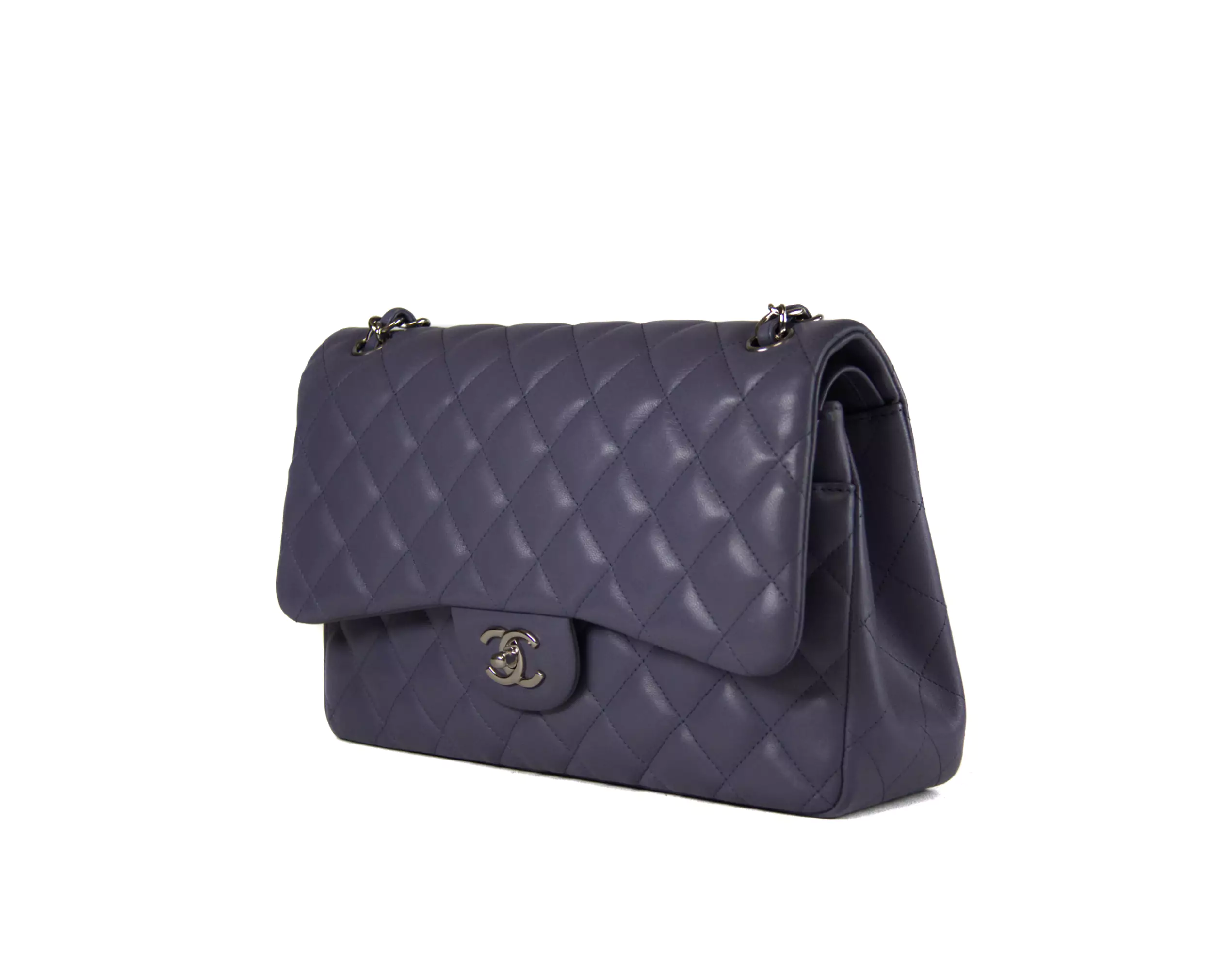 Chanel Timeless Jumbo Double Flap Bag Lilac