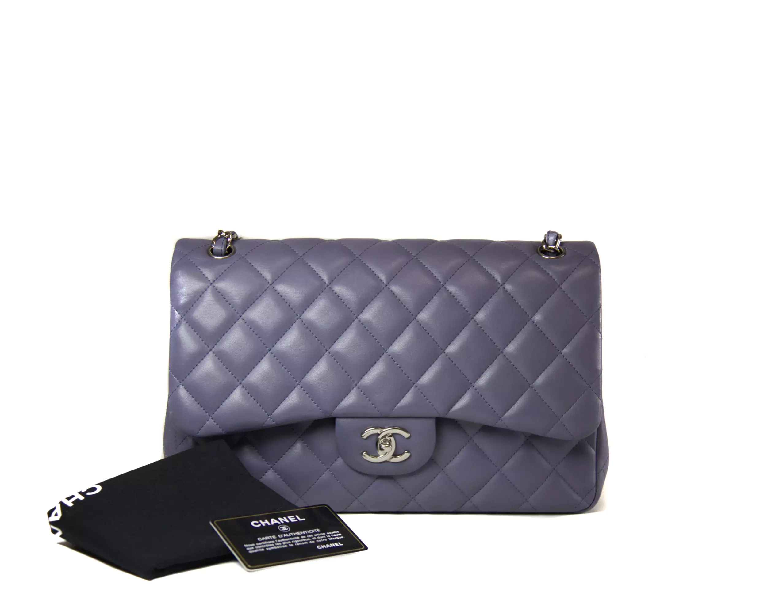 Chanel Timeless Jumbo Double Flap Bag Lilac