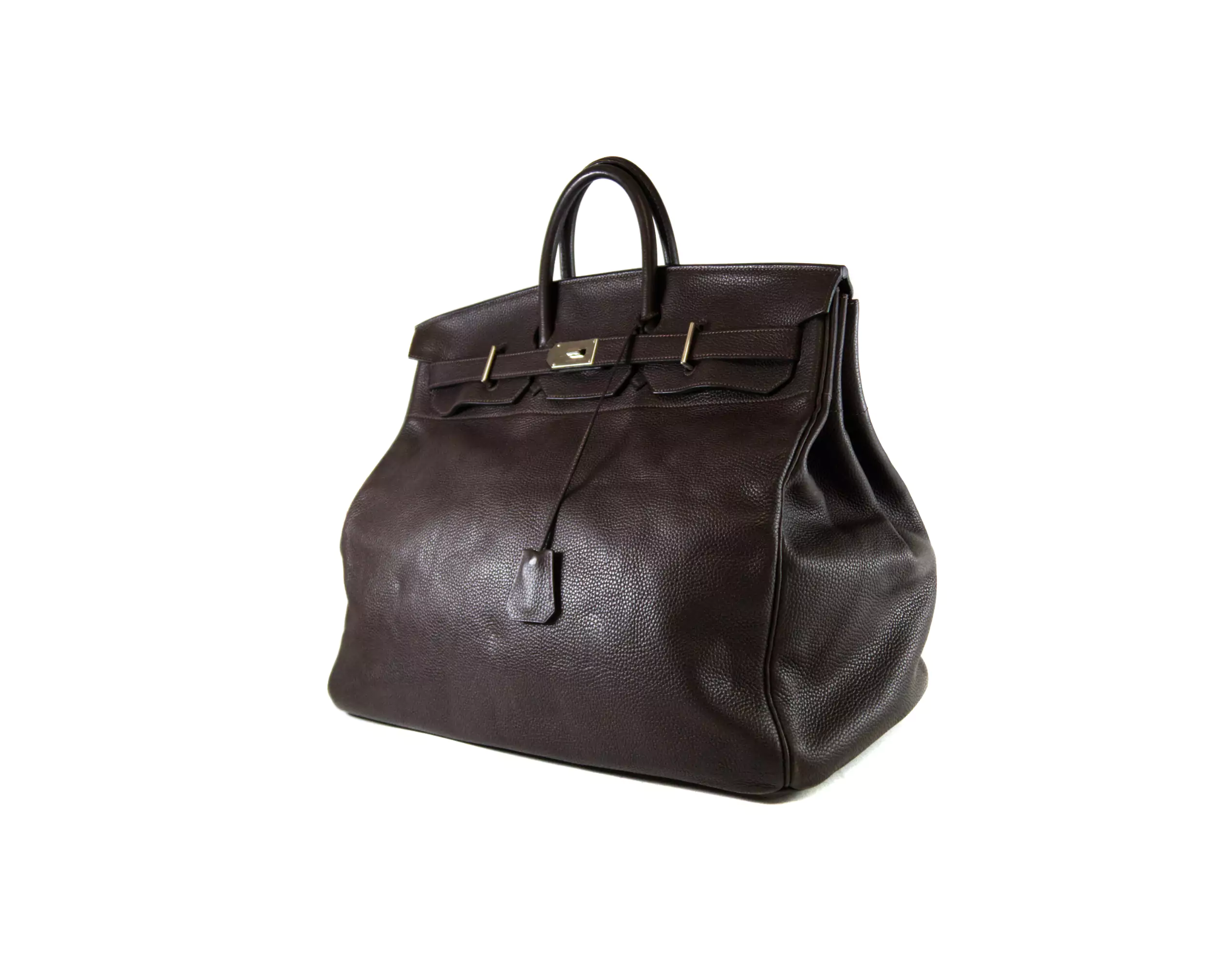 Hermès HAC Birkin 50 in Brown Togo Palladium Hardware