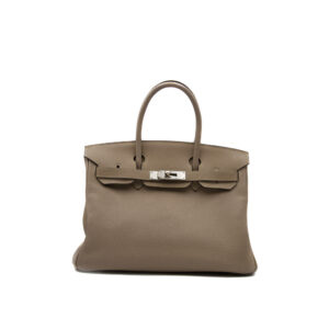 Hermès Birkin 30 Togo Gris Tourterelle mit Palladium-Hardware – elegante Luxustasche in Taubengrau