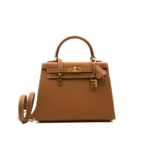 Hermès Kelly 25 Epsom Gold Sellier leather with gold hardware – structured luxury handbag with strap