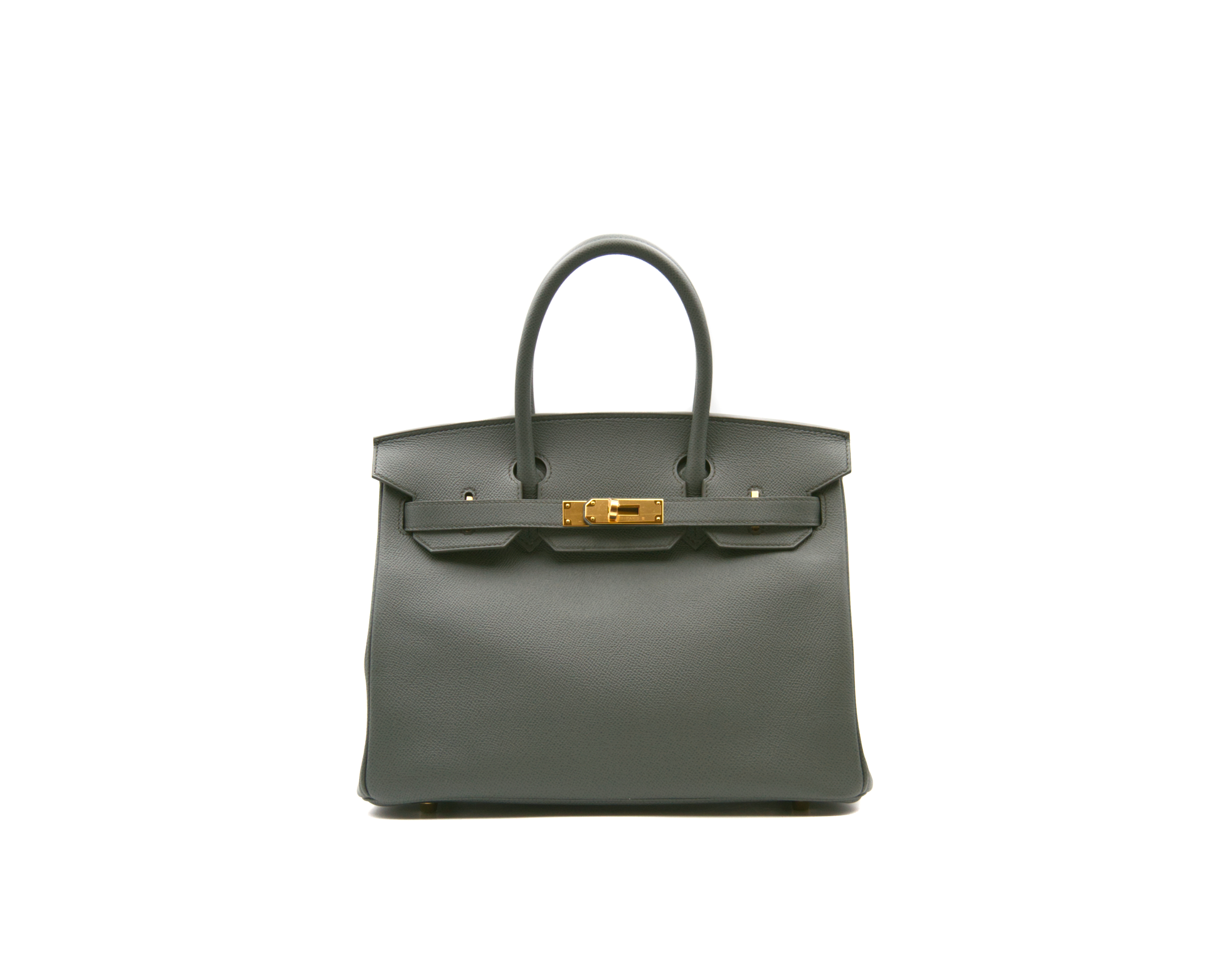 Hermès Birkin 30 Epsom Vert Amande Gold Hardware Luxury