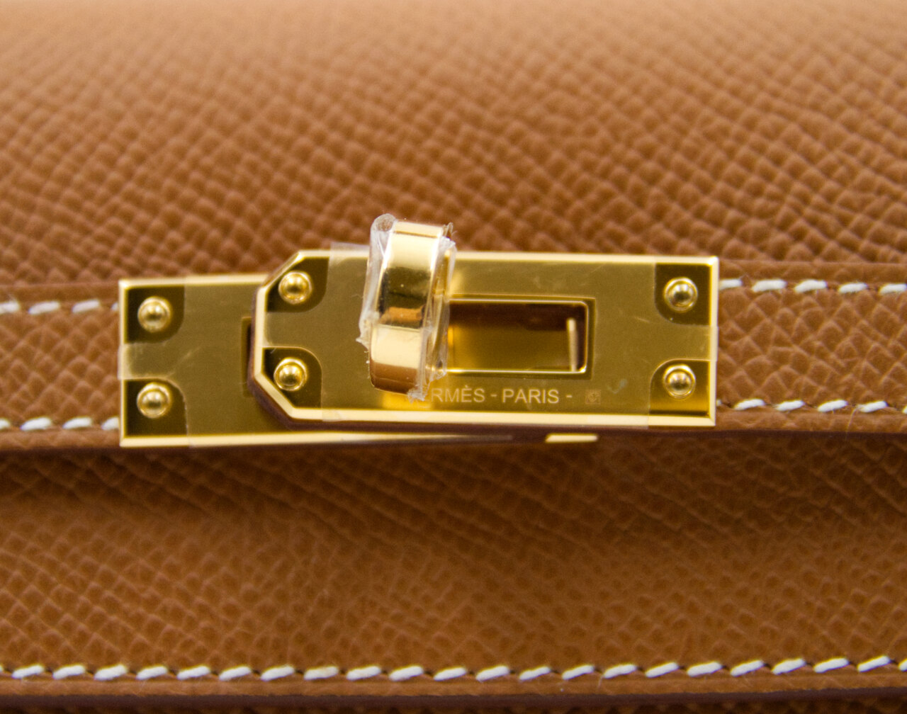 Hermès Kelly 25 Sellier Epsom Gold leather with gold hardware – structured luxury handbag - hw
