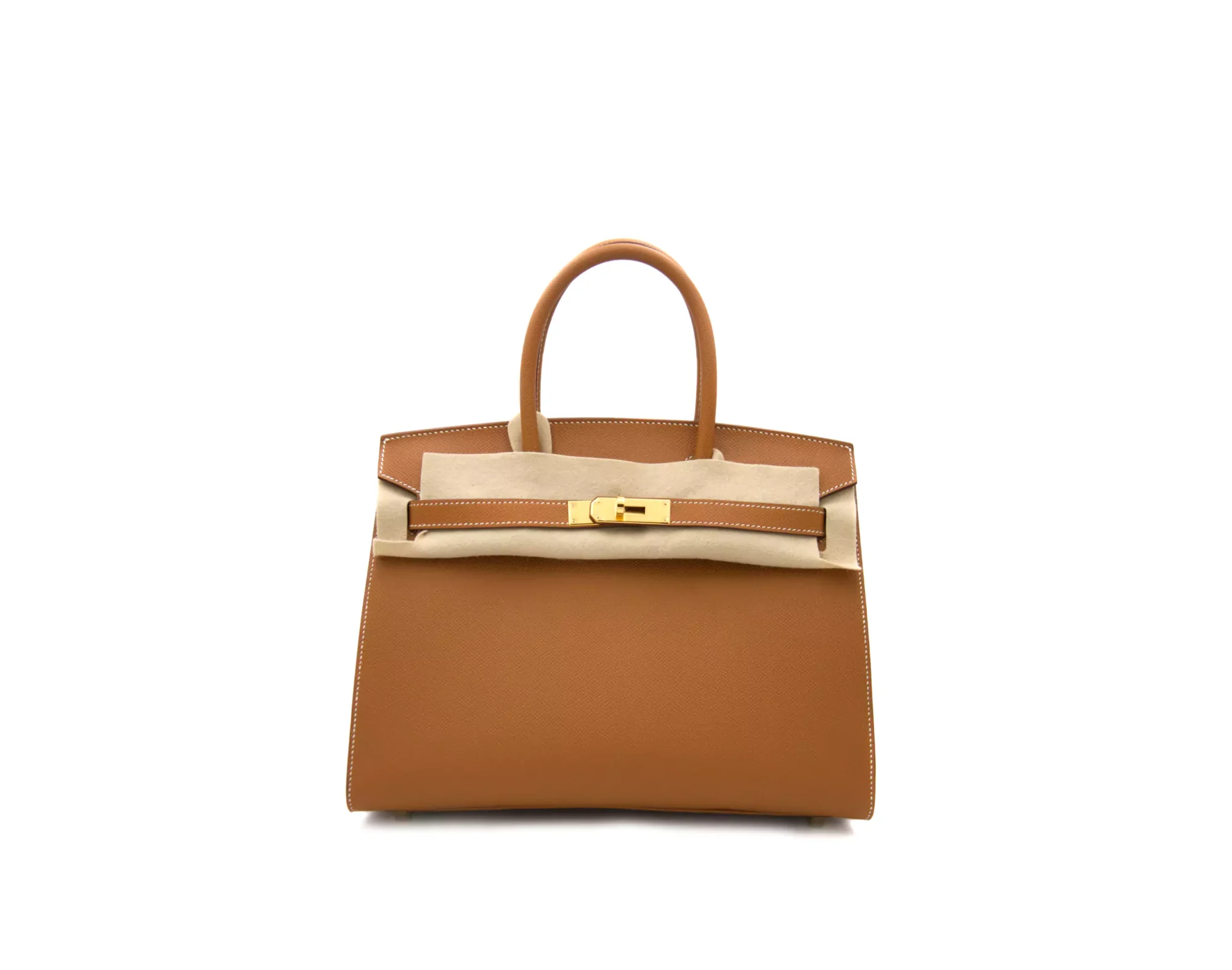 Hermès Birkin 30 Sellier Gold in Epsom leather with gold hardware – structured luxury handbag - filz