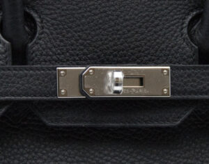 Hermès Birkin 30 Togo aus schwarzem Leder mit Palladium-Hardware – ikonische mittelgroße Luxustasche - hw