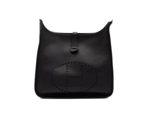 Hermès Evelyne III 33 in black Clemence leather with palladium hardware – iconic crossbody luxury bag