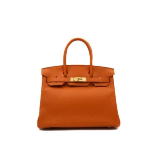 Birkin 30 Taurillon Clemence Orange