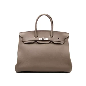 Hermès Birkin 35 Togo Etoupe with palladium hardware – iconic luxury handbag in taupe grey