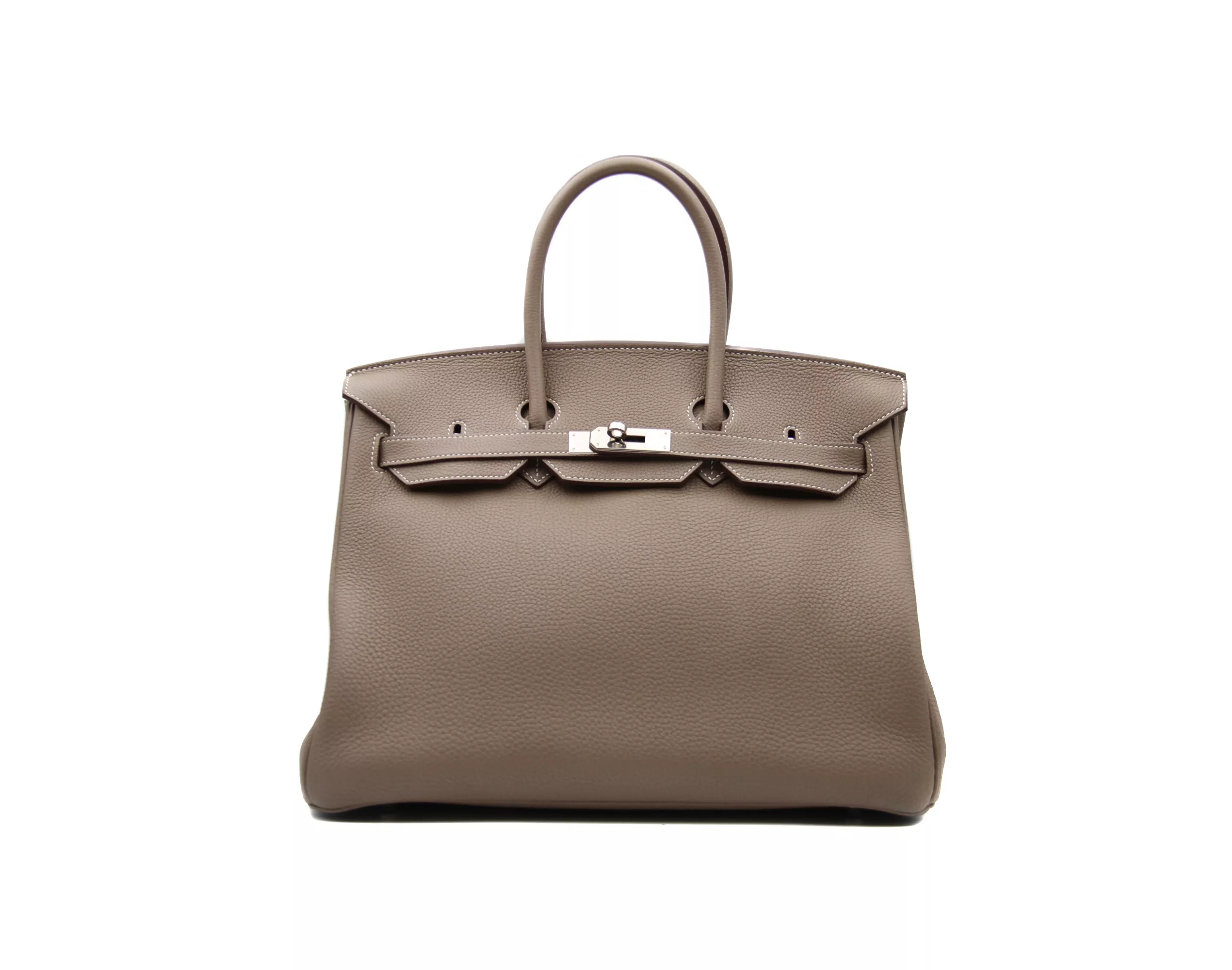 Hermès Birkin 35 Togo Etoupe with palladium hardware – iconic luxury handbag in taupe grey