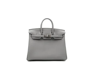 Hermès Birkin 25 Togo Gris Pantin with palladium hardware – compact luxury handbag in grey