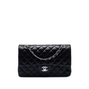 Medium Classic Double Flap Schwarz