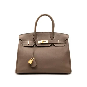 Hermès Birkin 30 Etoupe Togo leather with gold hardware – pre-owned luxury handbag from 2016