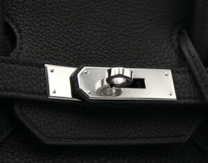 Hermès Birkin 35 Togo black with palladium hardware – iconic large luxury handbag in excellent condition - hw