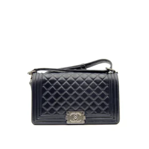 Boy Bag Dark Blue Calfskin