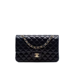 Medium Classic Double Flap Dunkelblau