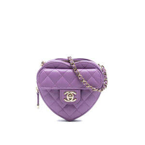 Mini Lambskin CC in Love Heart Crossbody