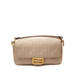 Baguette Crossbody poudre Canvas Bordado FF 